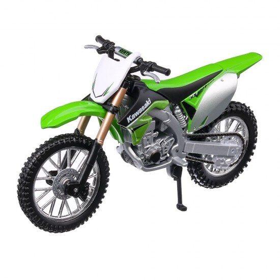 Machetă moto Bburago [1:18] - Kawasaki 2010 KX 450F - Green